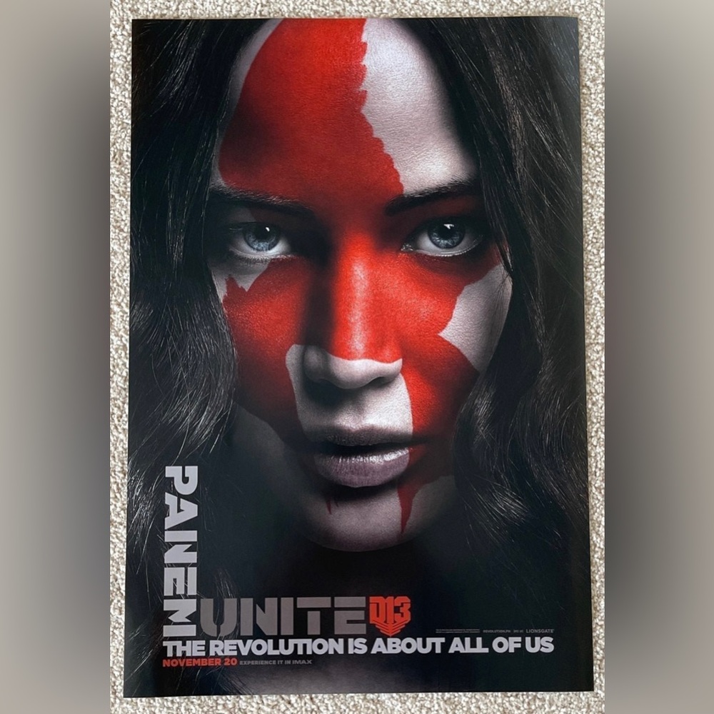 The Hunger Games Mockingjay Part 2 KATNISS PAN EM 13" x 20" Poster NEW!